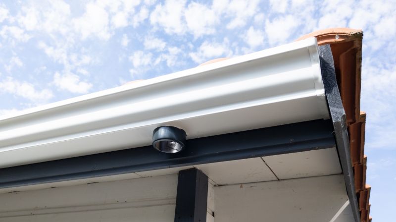 Seamless Gutters Installation detail