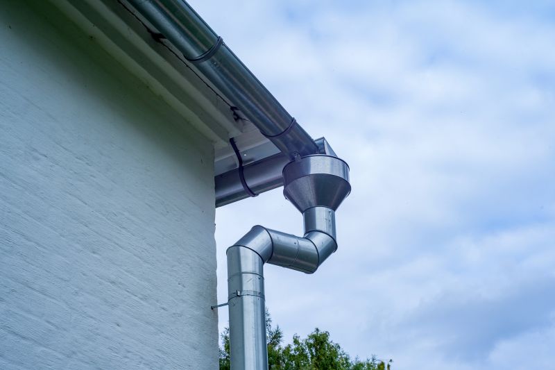 Gutter with Downspouts